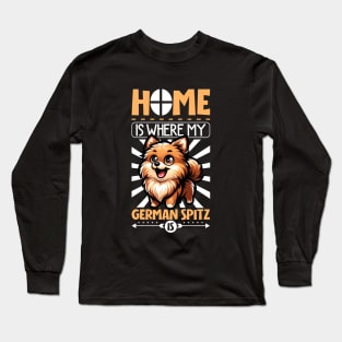 Home is with my German Spitz Long Sleeve T-Shirt